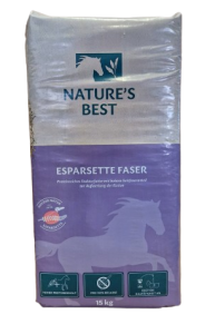 NATURE'S BEST Esparsette Faser 15 kg - Esparceta sieczka