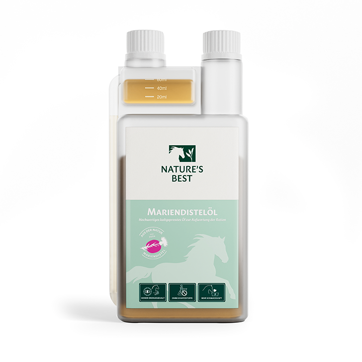 NATURE'S BEST Mariendistelöl 1 l - Olej z ostropestu plamistego - obrazek 2