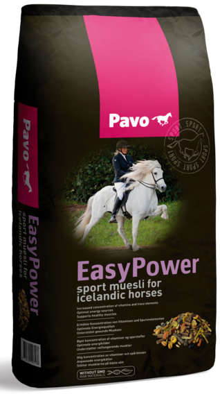 PAVO EasyPower 15 kg - Musli sportowe dla koni islandzkich i kuców