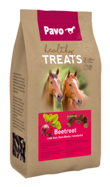 PAVO Healthy Treats Beetroot 1 kg - Zdrowe przysmaki dla koni BURAK CZERWONY
