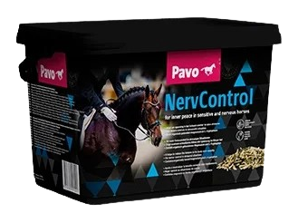 PAVO NervControl 3 kg - Wsparcie dla zestresowanych i nerwowych koni - wiaderko 3 kg