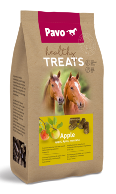 PAVO Healthy Treats Apple 1 kg - Zdrowe przysmaki dla koni JABŁKO