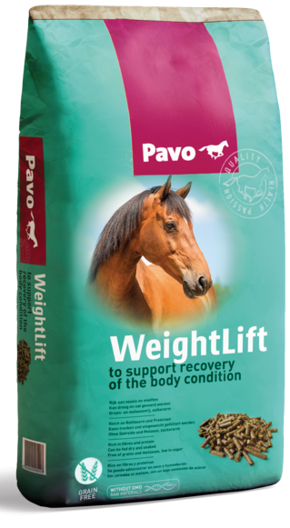 PAVO WeightLift 20 kg - Niskoskrobiowy granulat dla koni chudych i z niedowagą