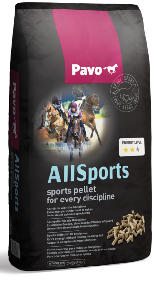 PAVO AllSports 20 kg - Granulat sportowy dla koni wszystkich dyscyplin