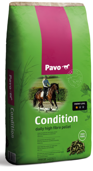 PAVO Condition 20 kg - kompletny granulat o wysokiej zawartości włókna i niskiej zawartości energii dla koni i kuców