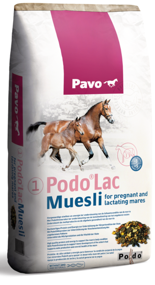 PAVO Podo Lac Muesli 15 kg - Musli dla klaczy źrebnych i karmiących