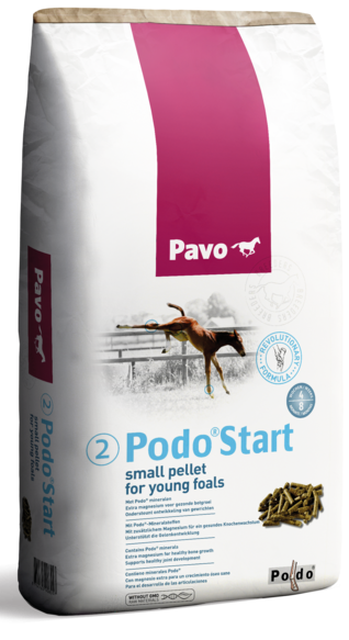 PAVO Podo Start 20 kg - Drobny granulat dla źrebiąt od 3 miesiąca życia